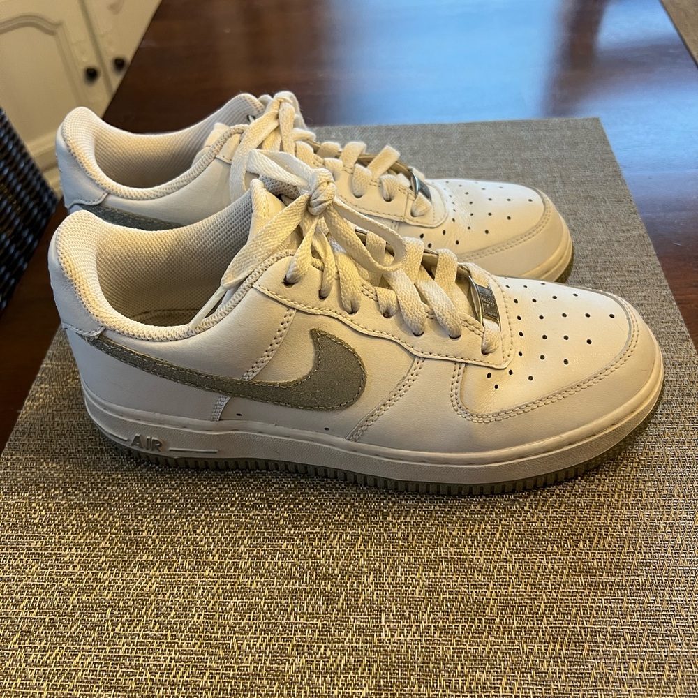 Air Force One White‎ and Gray Nike Sneakers